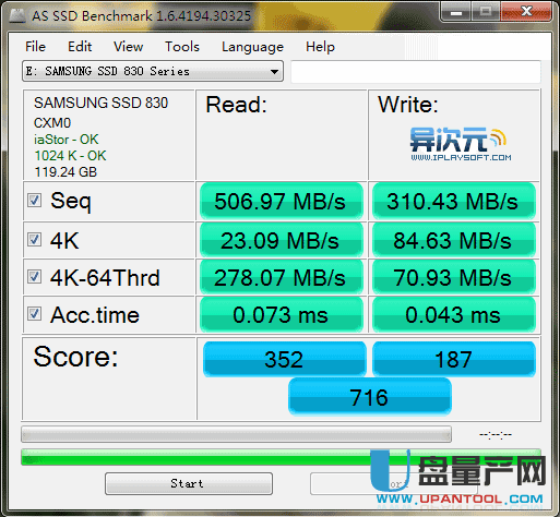 AS SSD Benchmark