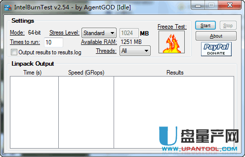 IntelBurnTest 2.54烤机工具绿色版