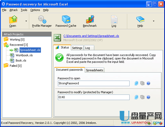 excel密码破解软件Excel Password Recovery 7
