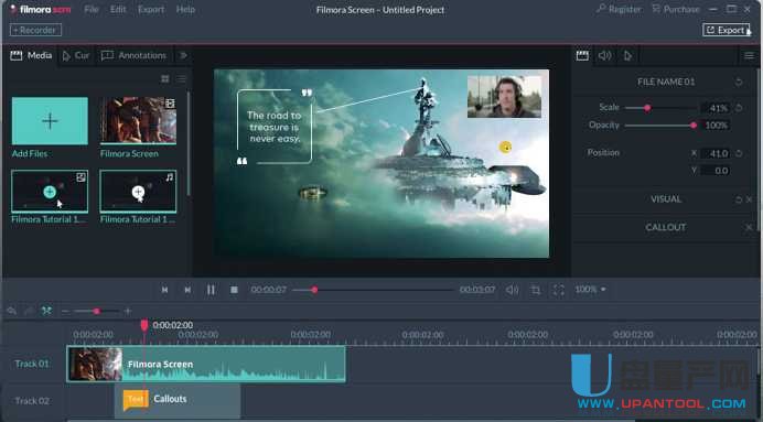 屏幕录像软件Wondershare Filmora Scrn 1.1.0